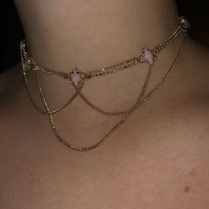 Dangling Choker Necklace